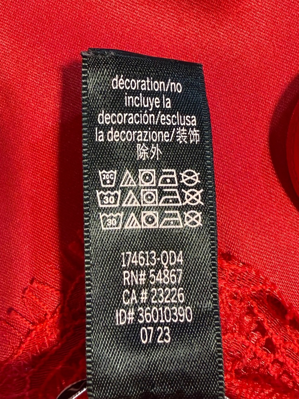 Victorias Secret cherry lipstick red nighty negligee lace nightgown lingerie - Picture 8 of 10